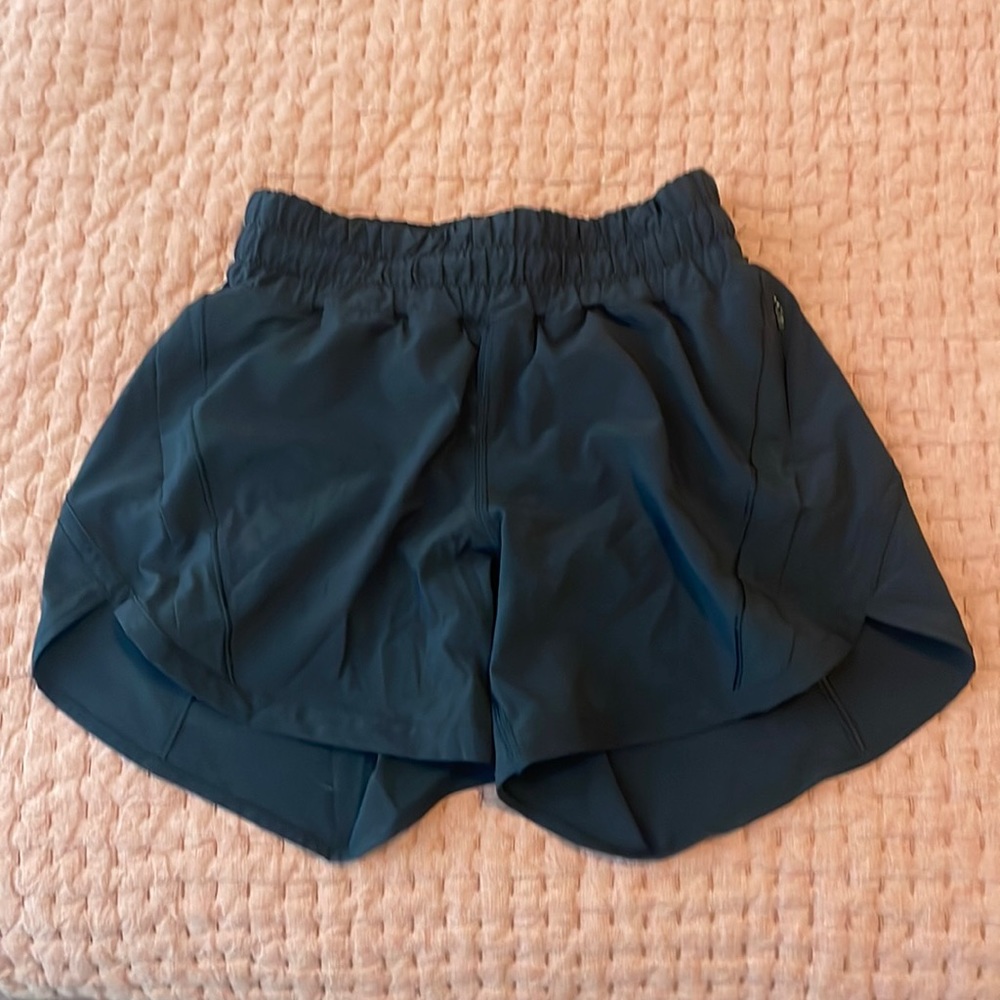 Lululemon black Track That MR Shorts 5” inseam